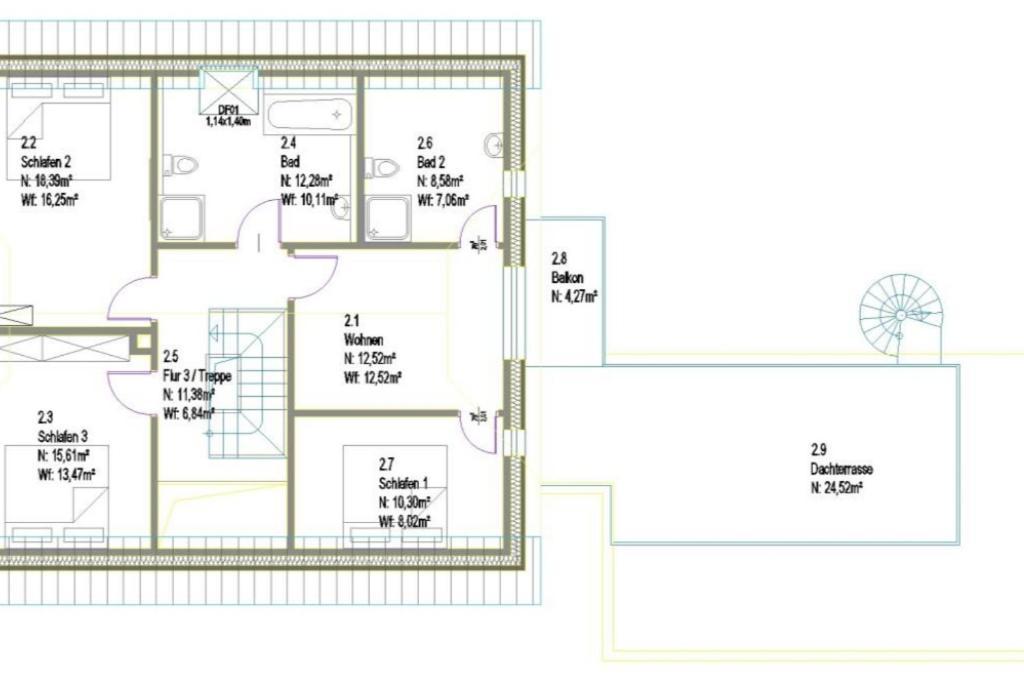 הוילה בורן Fh Magnolia Fuer 12 Pers. Mit Terrasse + Dachterasse מראה חיצוני תמונה